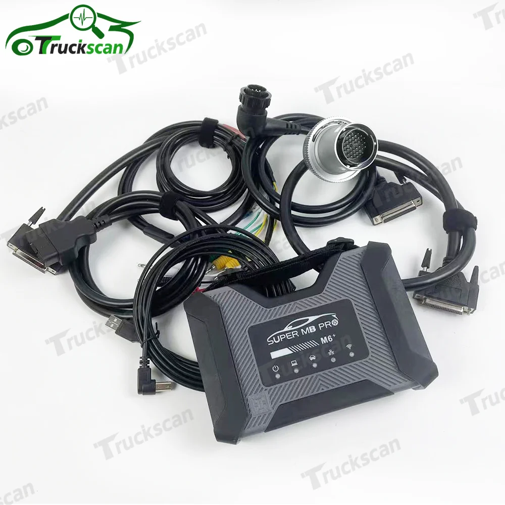 

2023 SUPER MB PRO M6+Trucks Diagnostics Wireless Connection Diagnosis Tool Support Remote C-side Operation For B-ENZ /For B-WM