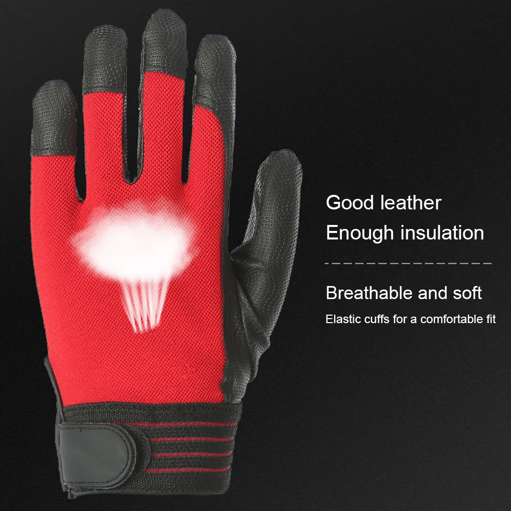 1 Pair Work Gloves Electrical Insulating Glove Mittens Driving Black 2