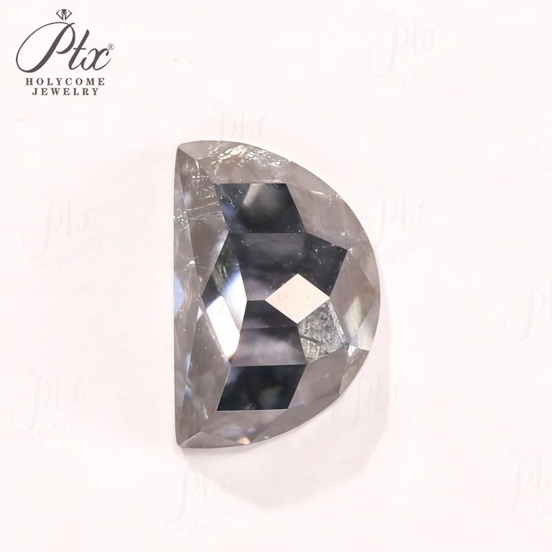 Salz- und Pfeffer-Moissanit-Diamant-Sechseck-Drachen-Form-Verlobungs- und Ehering, einzigartiger geometrischer Braut-Versprechensring, Vintage-DIY – Detail 23