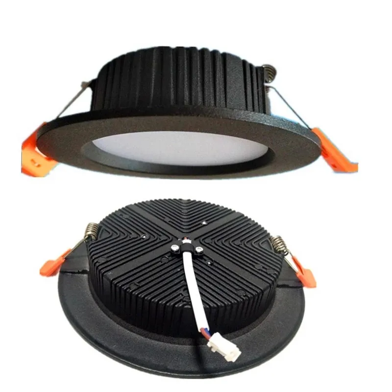 LED Downlight 220V 3W 5W 9W 12W 15W 18W 30W LED Spot light voltage Waterproof LED decoration Ceiling Lamp Bathroom Panel Light dc12v led downlight recessed ceiling light 3w 5w 7w 9w 12w led spotlight panel light emits red blue green light