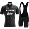 Men's Cycling Suit TREK Costume Bike Mtb Set Male Clothing Man Laser Cut Jerseys Shirt Pants Jersey Sets to Dress Tricuta Bib 1