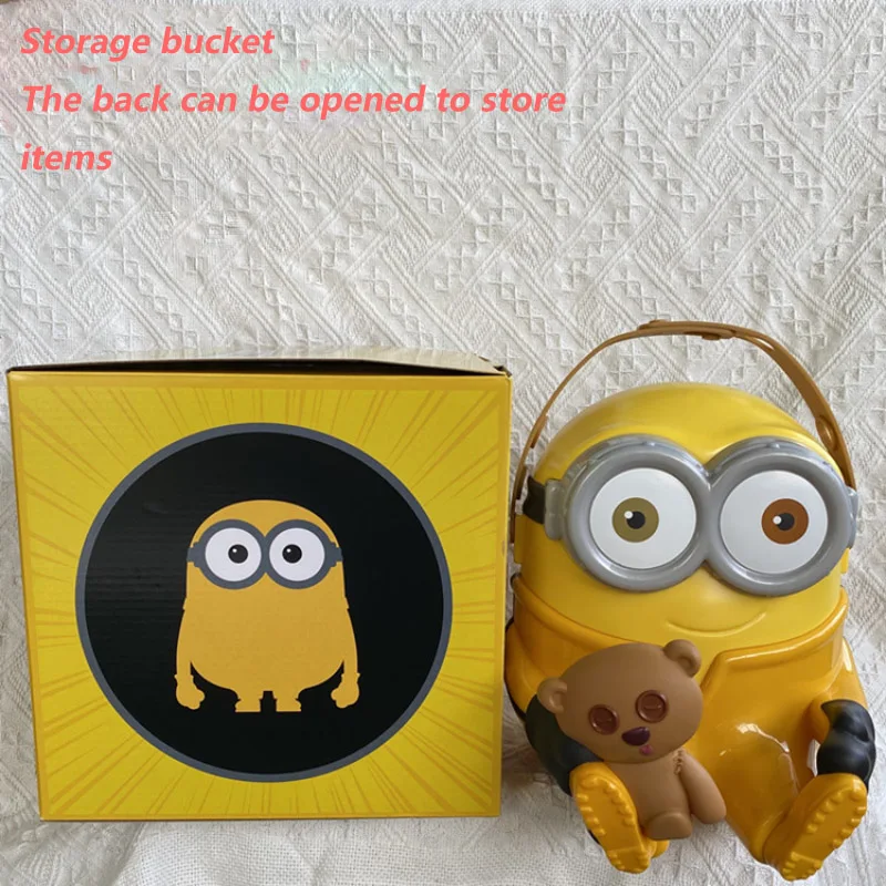 

Minionqs Figure Despicablae Doll Model Me Storage Bucket Ornaments Accessories Children Collection Present
