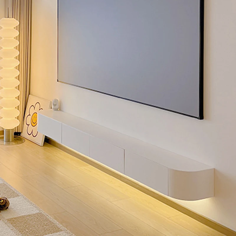 

Подвесной стенд для телевизора с приставкой, простой деревянный шкаф, зеркальные телевизионные стенды, дизайнерский Mueble Salon Blanco, современная мебель