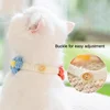 Cute Ins Style Cat Dog Knitted Collar Crochet Flowers Collar Pet Drool Scarf Bib Pet Necklace Accessories Pure Hand Knitting 4