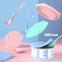 Cute Cat Paw Can Storage Cover Reusable Pet Food Cover Can Lid 2-in-1 Fresh-keeping Food Cover Spoon Tin Cans Food Accessories 1