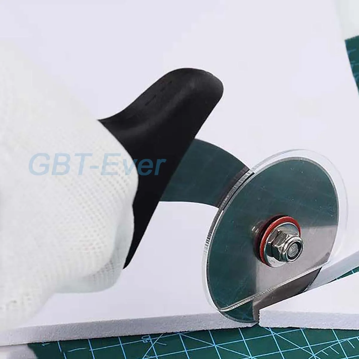 

1Pcs 60mm Manual Rotary Cutter KT Board PVC Sheet Advertising Round Cutter Cutting Roller Flex Banner Paper Cloth Leather Knife