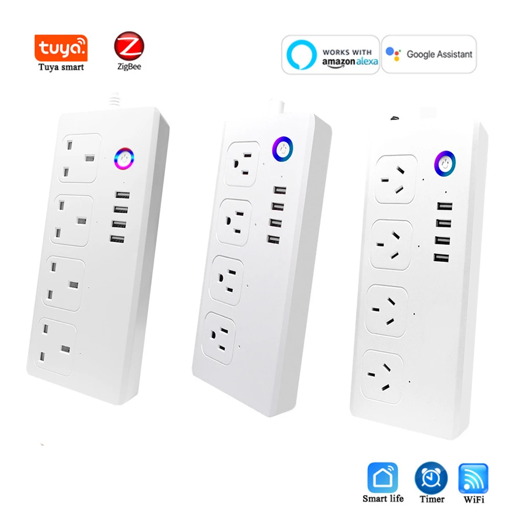 Zigbee Smart Power Strip Usb Ports Smart Power Strip Uk Zigbee Uk
