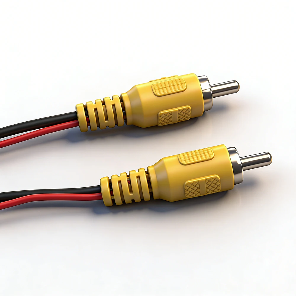 Cavo Video RCA Universale 6M/10M/15M/20M per Telecamera Posteriore Auto e Monitor Multimediale - immagine 2
