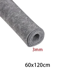 Large Soft Wool Felt Pad for Calligraphy and DIY Projects (3mm grey)
