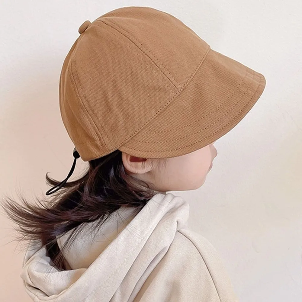 Fisherman's Hat Kids Bucket Hat 2-7 Years Old Korean Style Baby Sun Protection Hat Sunscreen Warm Children Fishman Hat