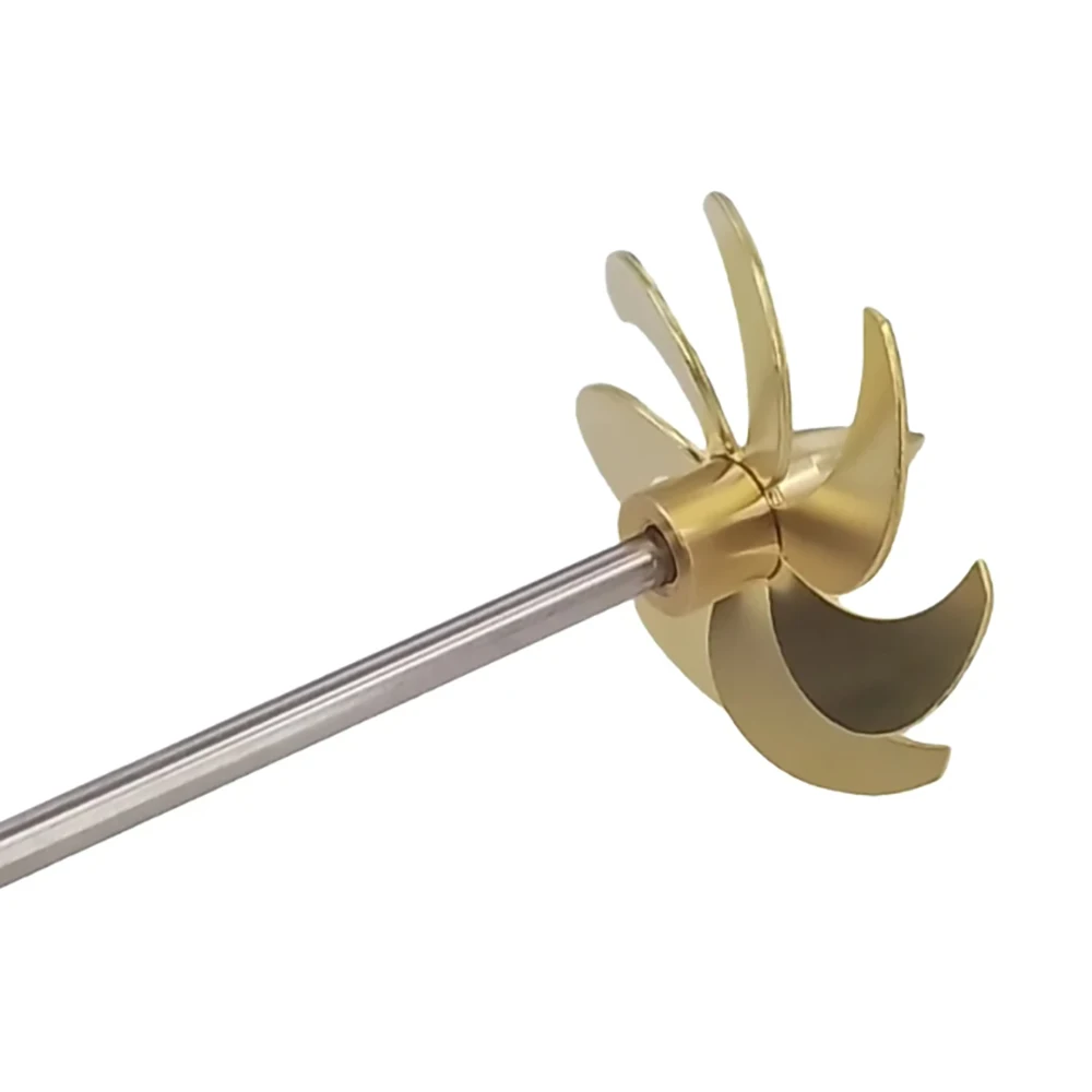 Hélice bateau RC 30mm M3 cuivre 7 pales - Main gauche/droite