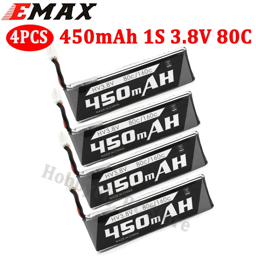 Bateria 18650 Recargable Batería EMAX 450mAh 1S Lipo HV Para