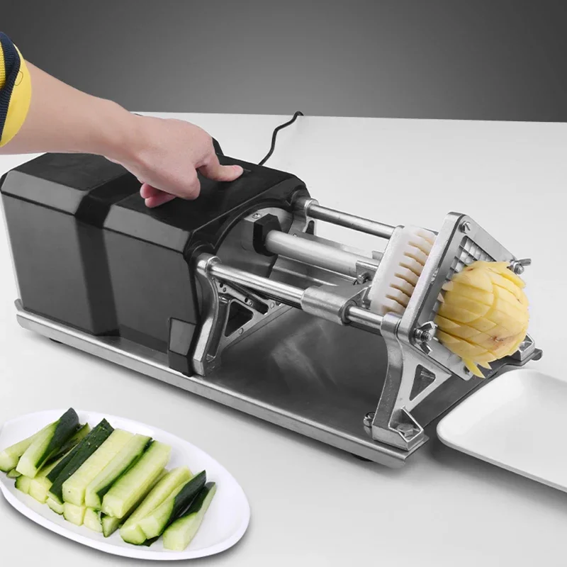 JXB-Hot Selling Electric Potato Chips French Fries Slicer Vegetable Slicer Chopper Vegetable Chopper 4