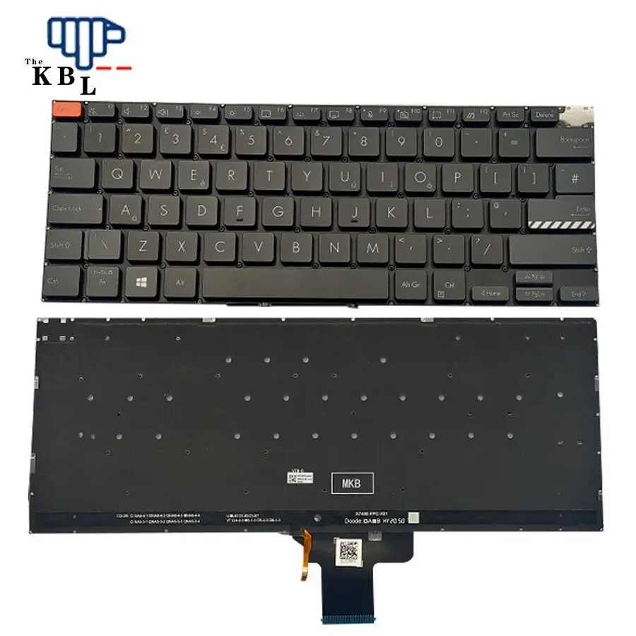 

Клавиатура с американской подсветкой для Acer Vivobook Pro14 M7400M M4700 M47000C M4700PC M7600, Черная