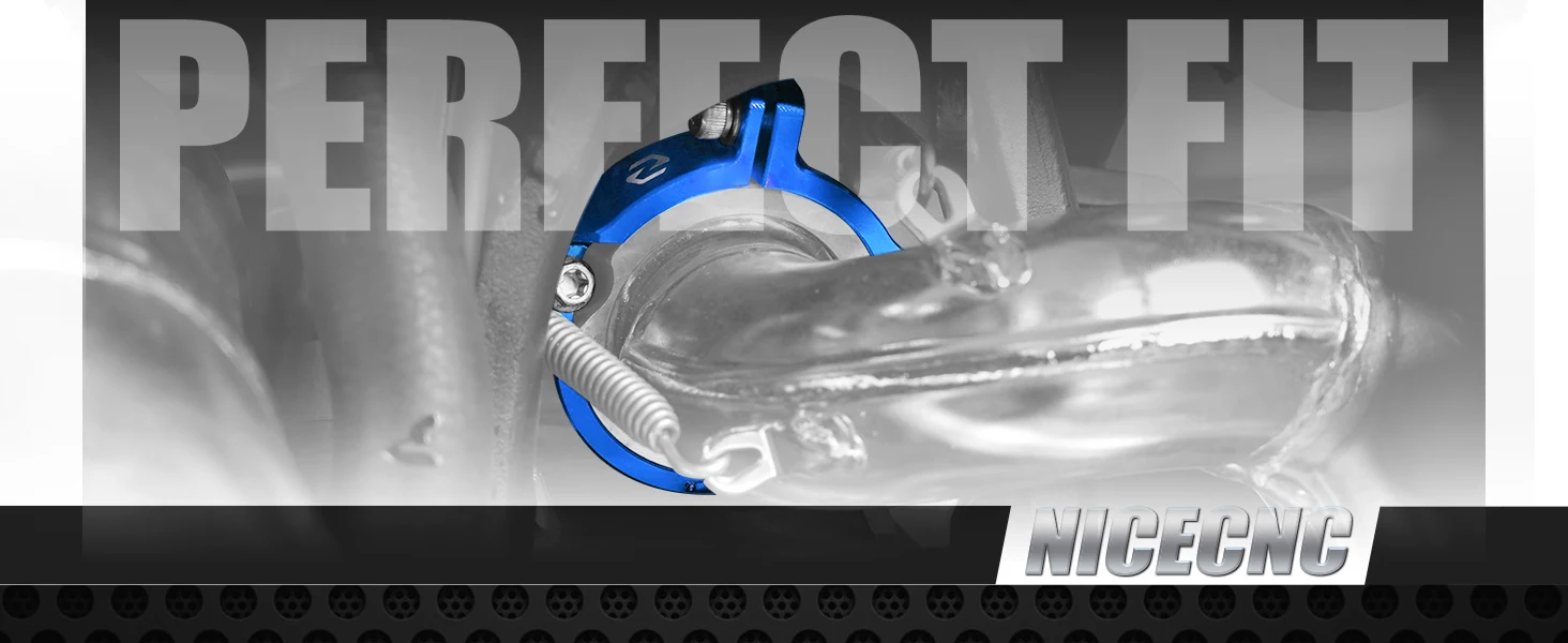 NICECNC Auspuff-Flanschschutz für Husqvarna TE 300 TE 250 2024-2025 TX 300 2023-2025, GasGas EC 300 und KTM EXC 300 250 – Detail 4