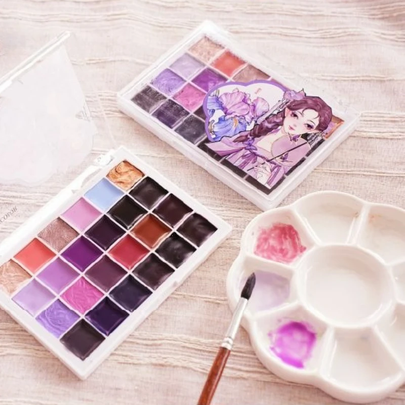 Acrylic Watercolor Pigment Box Set for Art Students and Professionals