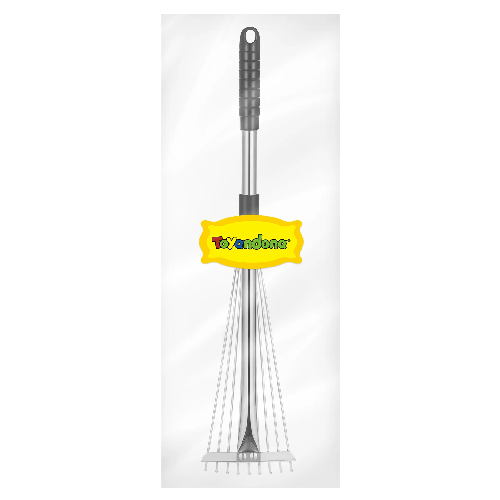 Rastrillo De Jardín Telescópico De 21 Pulgadas - Herramienta De Metal Para Recoger Hojas, Césped Y Arbustos | Ideal Para Camping Y Mantenimiento De Jardín
