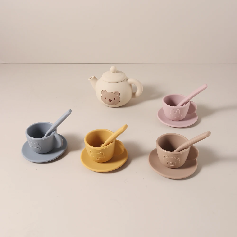 Toy Tea Set - Food Grade Silicone 3