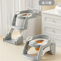 Cochildor adjustable toilet training seat with sturdy anti-slide stool 1
