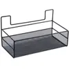 Black Wall-Mounted Bathroom Shelf Shower Shampoo Rack Kitchen Condiment Storage Basket Toilet Soap Holder Bathroom Organizer 2