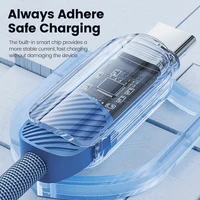 Toocki USB C to USB C Cable 100W 5A PD Fast Charge Charger Cord Type C to Type C Display Cable for Macbook Samsung Huawei Xiaomi - Image 5
