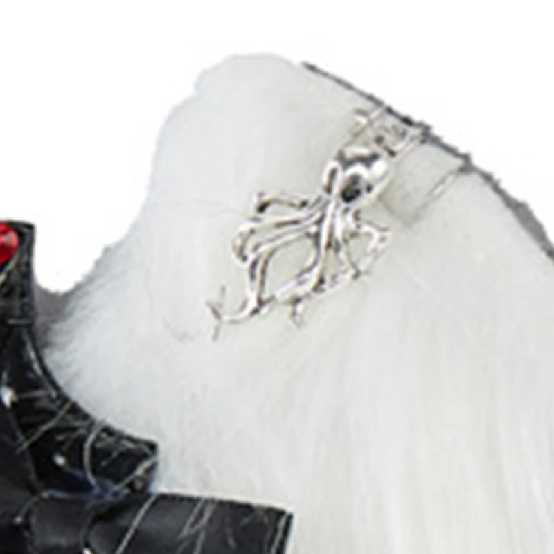 

MXMB Furry Ear Cosplays Hair Accessory Animal Ear Foxes Hair Clip Gothics Bat Wing Plush Headdress for Costume Party