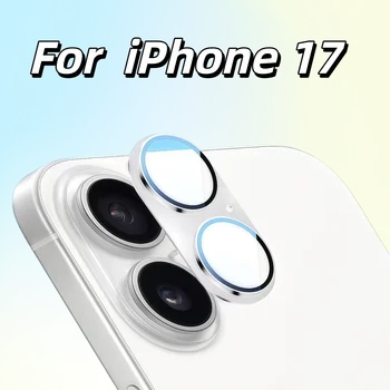 Protezione per Obiettivo Fotocamera per iPhone 17 6.3 pollici, Copertura in Vetro Temperato in Lega di Alluminio, Accessori Protettivi per Schermo Fotocamera