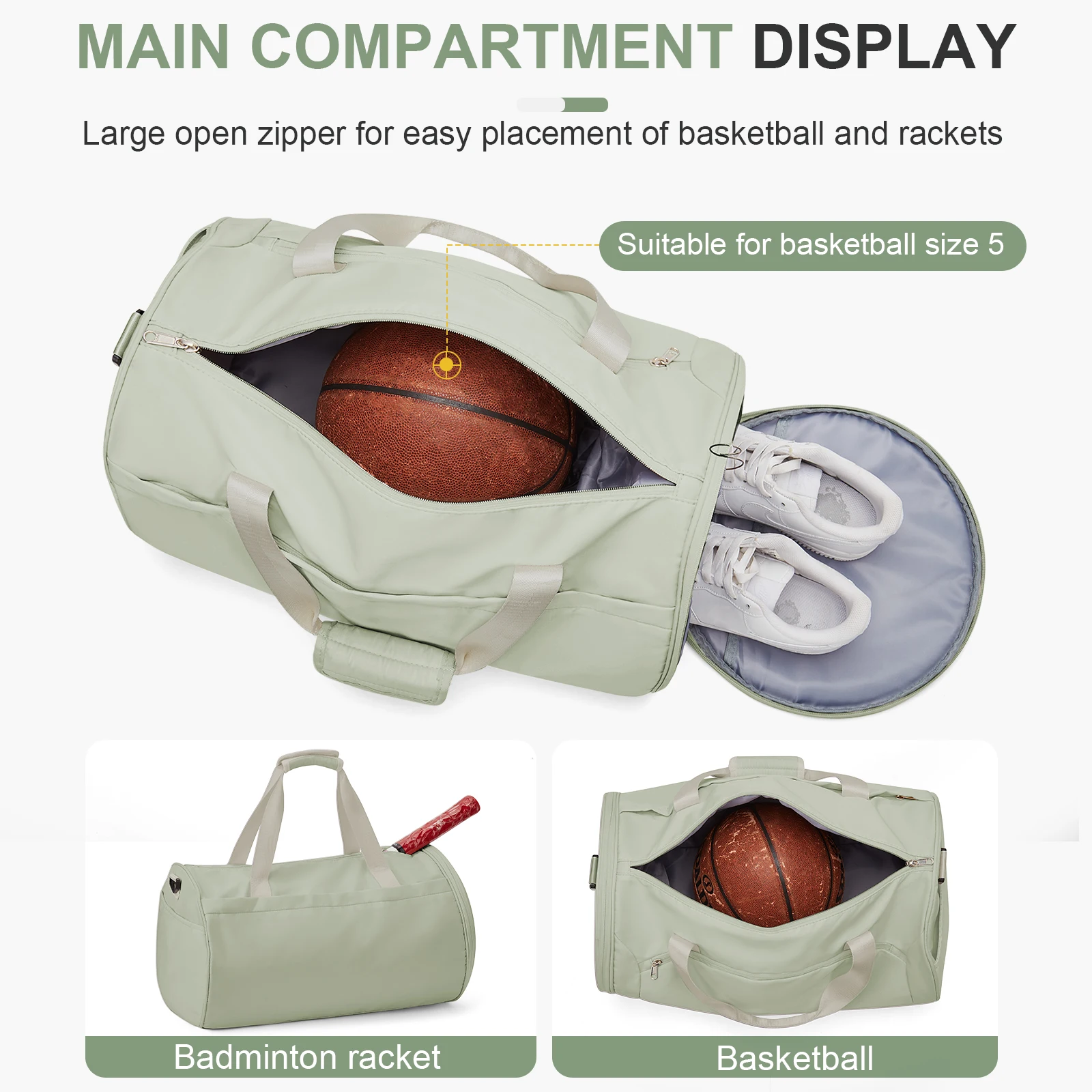 Large Capacity Gym Bag & Travel Backpack - Daypack for Swimming, Sports,Weekend Trips, Christmas Gifts，Travel Bag for Women Men