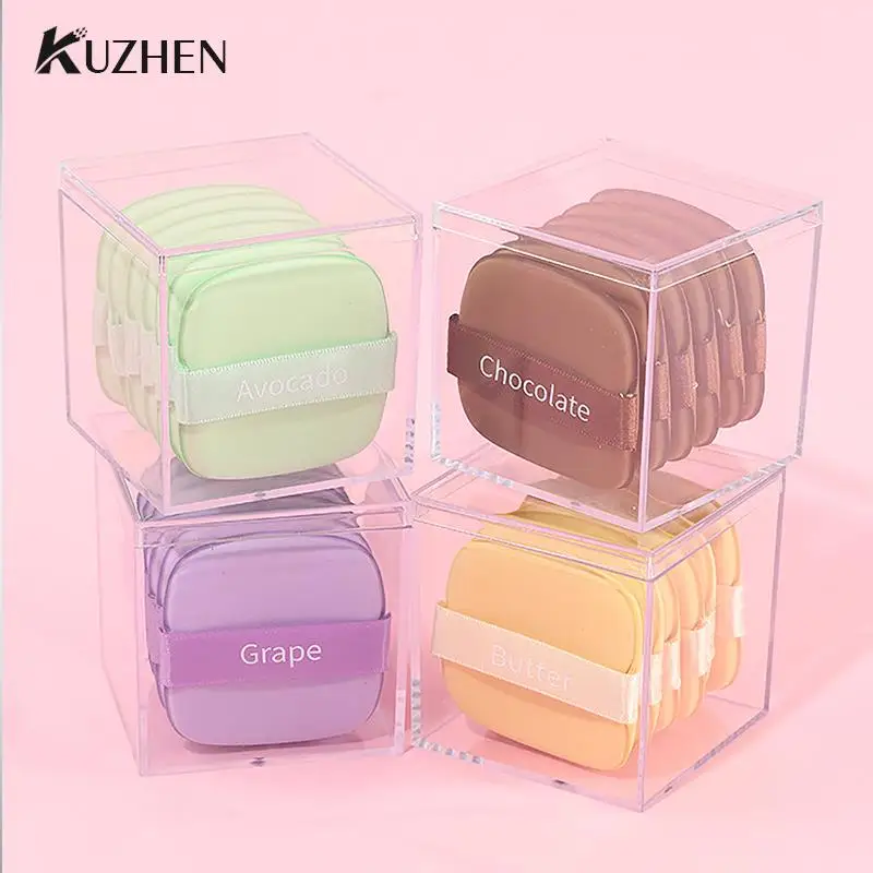 Trucco Riutilizzabile Multiuso Wet And Dry Dual Use Puff Set Air Cushion Sponge Cosmetic Puff Makeup Tool