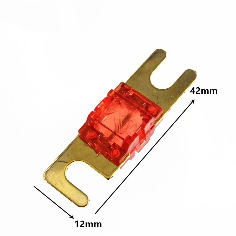 Car Audio Fuse Base Universal Inner Core Broken Container Fork Fuse 20A30A40A50A60A70A80A100A Small 2-piece Package