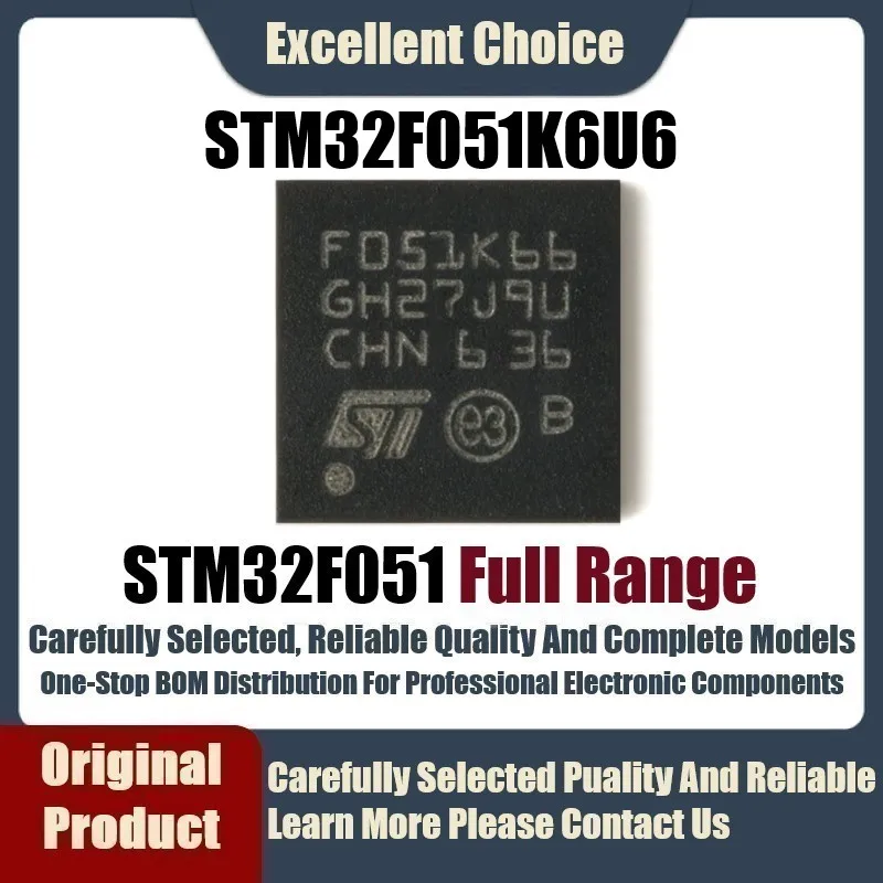 2-10pcs/lot Brand New Original Smd Stm32f051k6u6 Stm32f051 K6u6 F051k66 ...
