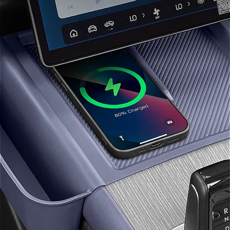 For Geely Boyue L Atlas FX11 Starray Car Wireless Filling Panel Silicone Mat Car Interior Modified Storage Box Accessories