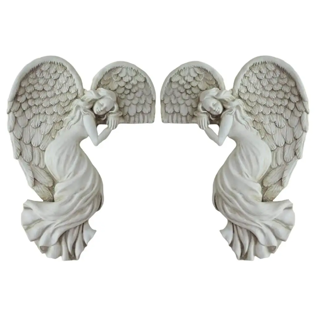 

Угловая подвесная статуя шкафчик Cherubs статуэтки двор сад и