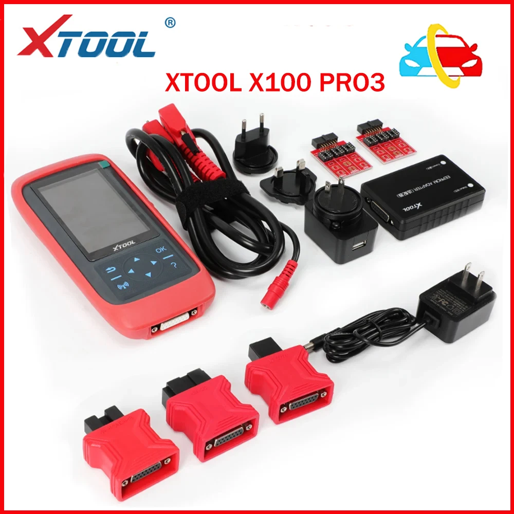 

Программатор автомобильных ключей XTOOL X100 PRO3, считыватель кодов OBD2, программирование IMMO, больше функций, чем X100 PRO2 X100PRO, бесплатное обновление