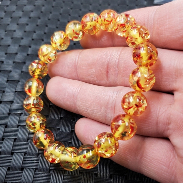 Colorful Meteorite Bracelet Five Elements Bagua Meteorite Bracelet Round Bead Handle Jewelry Bracelet Wholesale