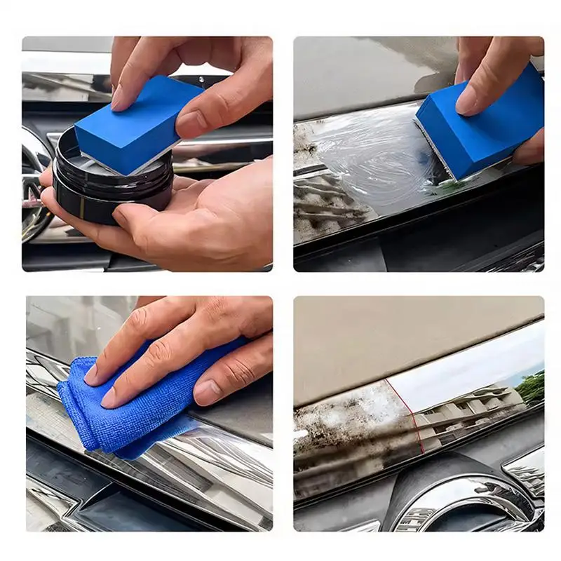 43g Universal Car Metal Polish Chrome Restoration Renovation Compound Removes Rust Car Door Handles Windows Trim