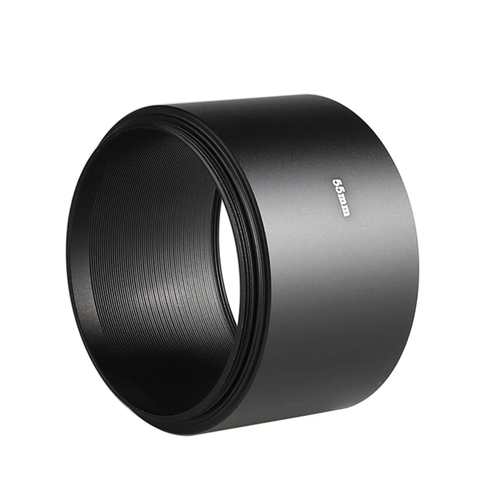 Generic Metal Telephoto Lens Hood Screw-in 37 39 40.5 43 49 52 55 58 62 67 72 77 82 95 105 mm Universal focal distance camera lens hood