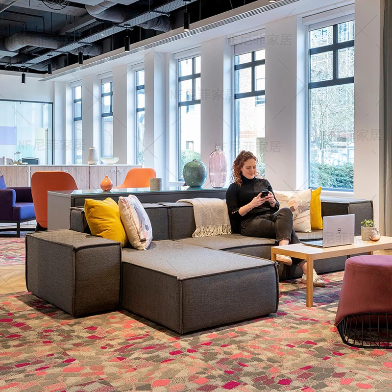 

Nordic creative module, modular sofa, designer, model room, studio, leisure, reception, splicing