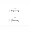 Kitchen Accessories Zinc Alloy Cutlery Bracket Holder Silver Fawn /Little Dog Shape Cutlery Storage Cute Chopsticks Holder 6