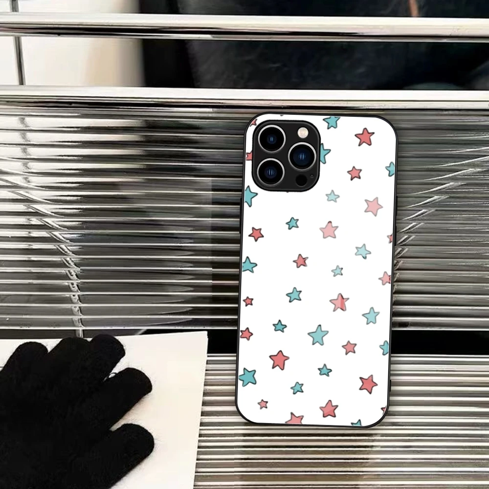 Heartstopper Starry Blue Glass Phone Case