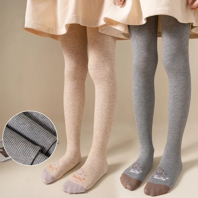 Lawadka Kids Girl's Cotton Tights 2-8Years Children's Leggings Spring Autumn Cartoon Casual Pantyhose Girls Skinny Pants kids pantyhose ballet tights toddler tights kids leggings