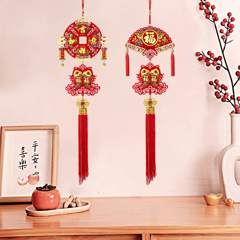Chinese New Year Decorations 2024 Housewarming Lunar New Year Home Decor  Spring Festival Fortune Fruit Hanging Pendant - AliExpress