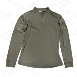 Enhanced Tactical Rugby Style Quick - Dry Long Sleeve Shirt in Ranger Green - M (RG)