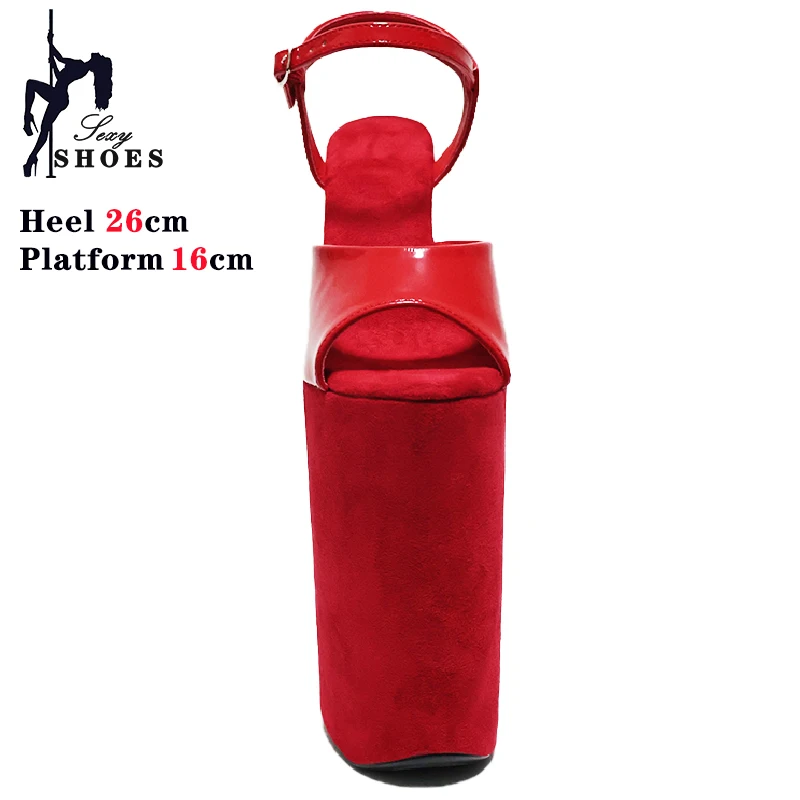 New 10Inches 26cm Mixed Colors Platform Women's Shoes Sexy Stage Show High Heels Sandals Nightclub Pole Dance Heels Party Club