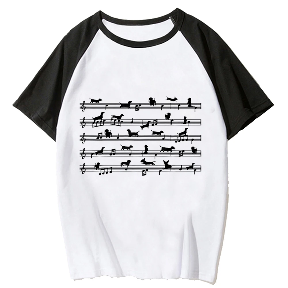 

Dachshund t-shirts women summer t shirt girl graphic anime clothing