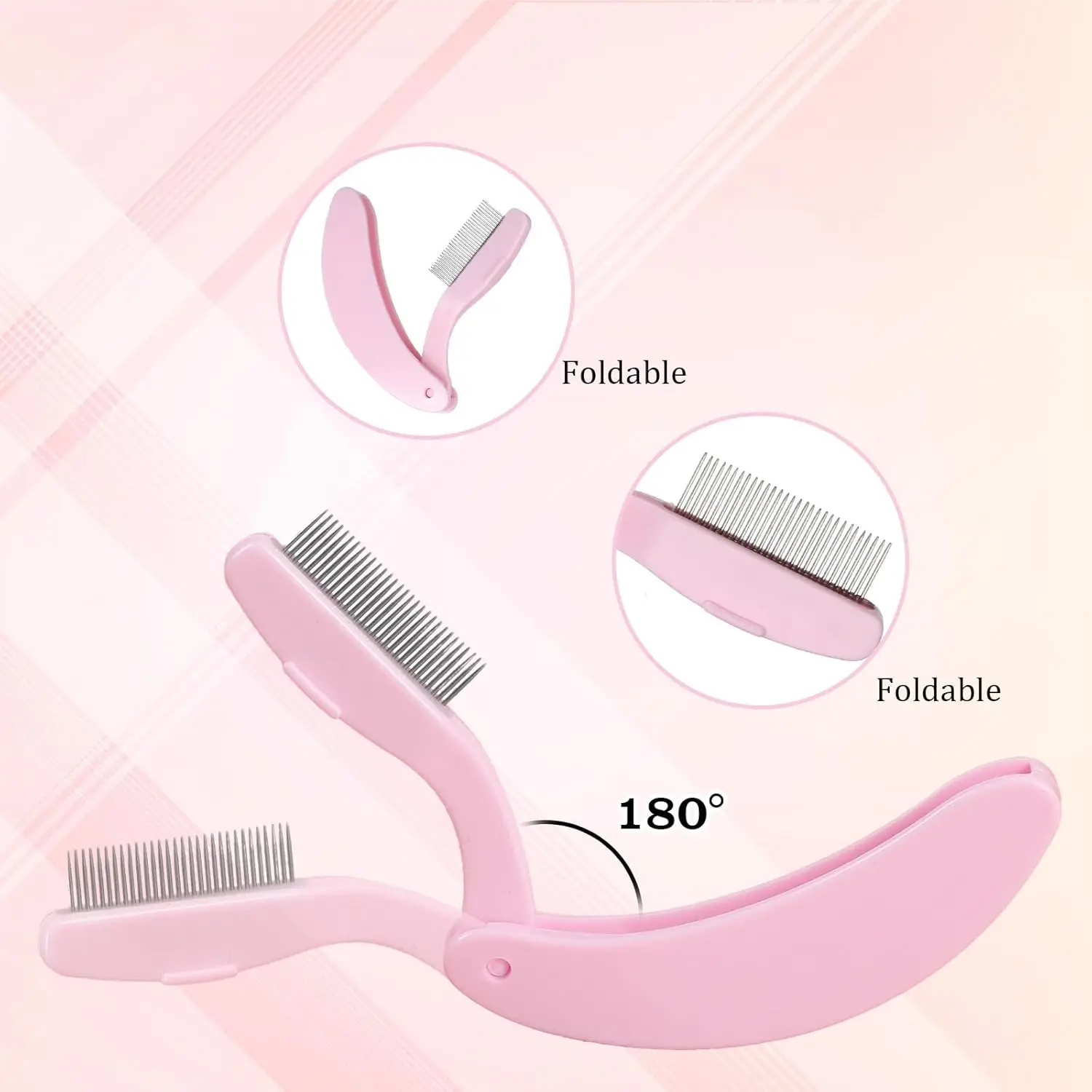 Lash Combs Portable Eyelash Separator Tangle-Free for Travel