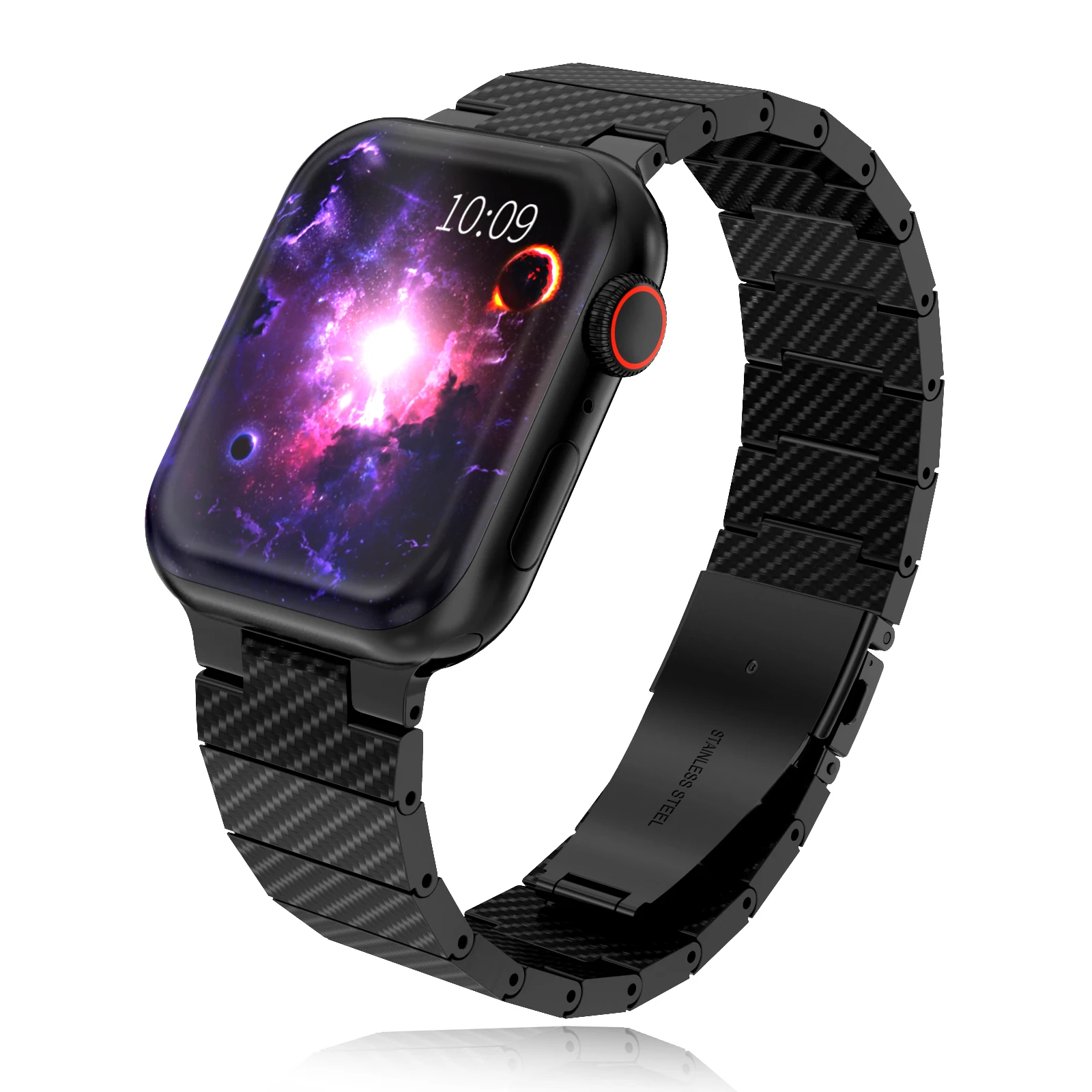 Carbon Fiber Strap For Apple Watch 7 