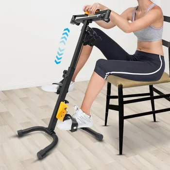 Foldable Pedal Exerciser Bike for Seniors for Total Body Home Folding Adjustable Rehab Fitness Equipment for Elderly 4