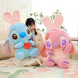 70cm Cartoon Disney Lilo and Stitch Plush Toy Big Kawaii Anime Angel Plushies Soft Stuffed Doll Pillow Cushion Kid Birthday Gift