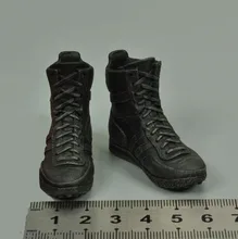 

1/6 DAMTOYS DAM DMS030 Residents Of The Evil 2 Lyon Game Elements Black Solid Shoes Boots Model Suit 12inch Action Figures
